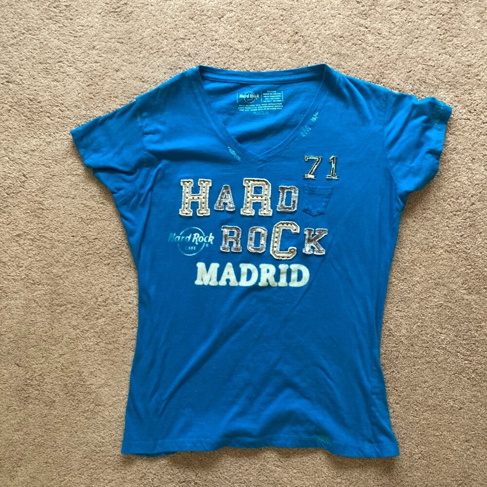 Madrid Hard Rock Cafe T-Shirt - Y2K